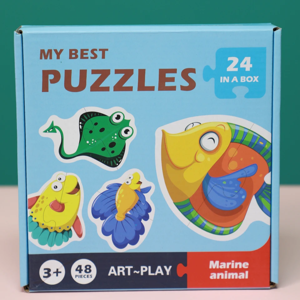 پازل دوتکه ماهی ها