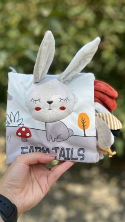 کتاب حسی  دم دار طوسی خرگوشی