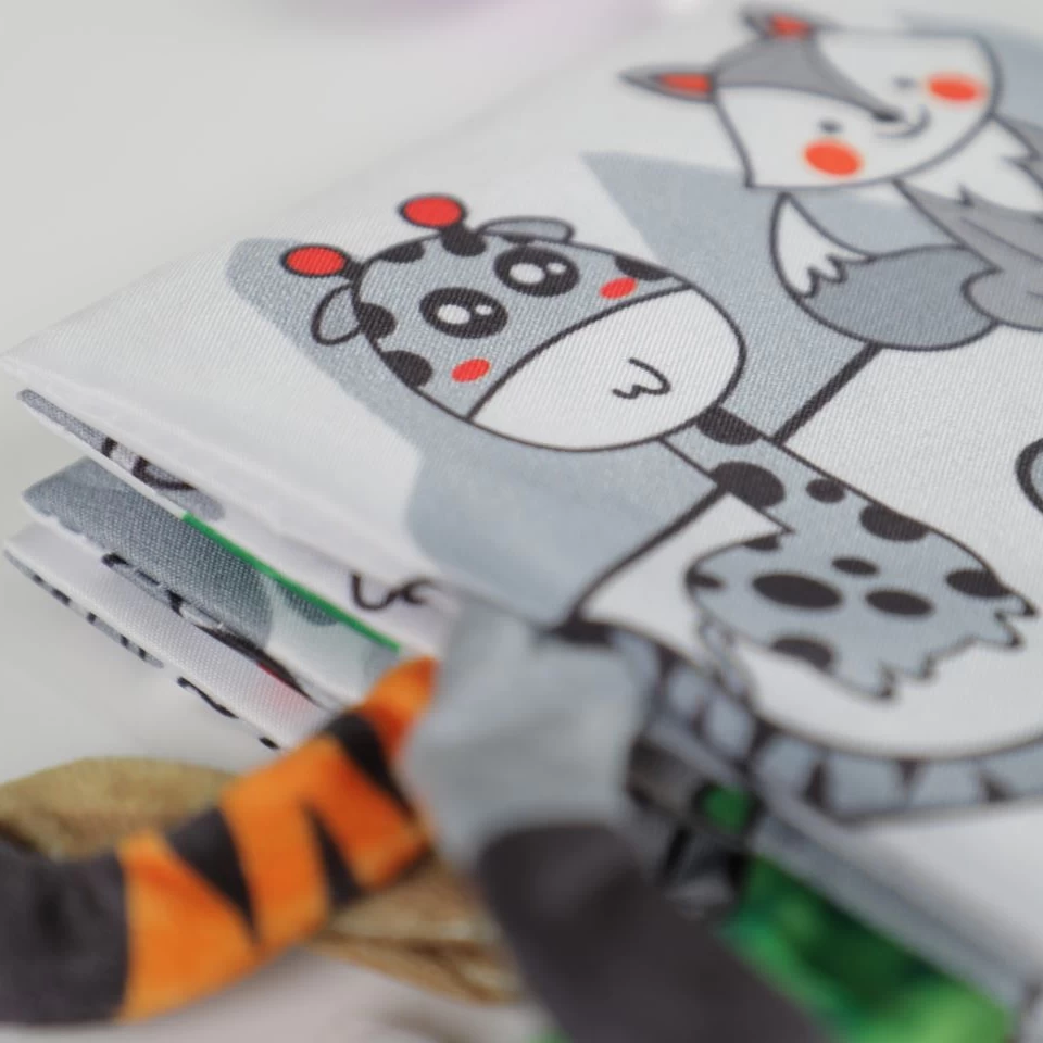 کتاب حسی دسته دار حیوانات جنگل