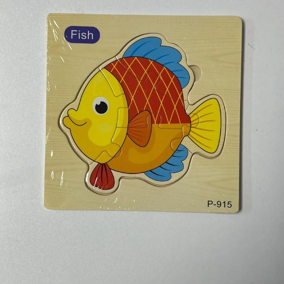 پازل چوبی ماهی