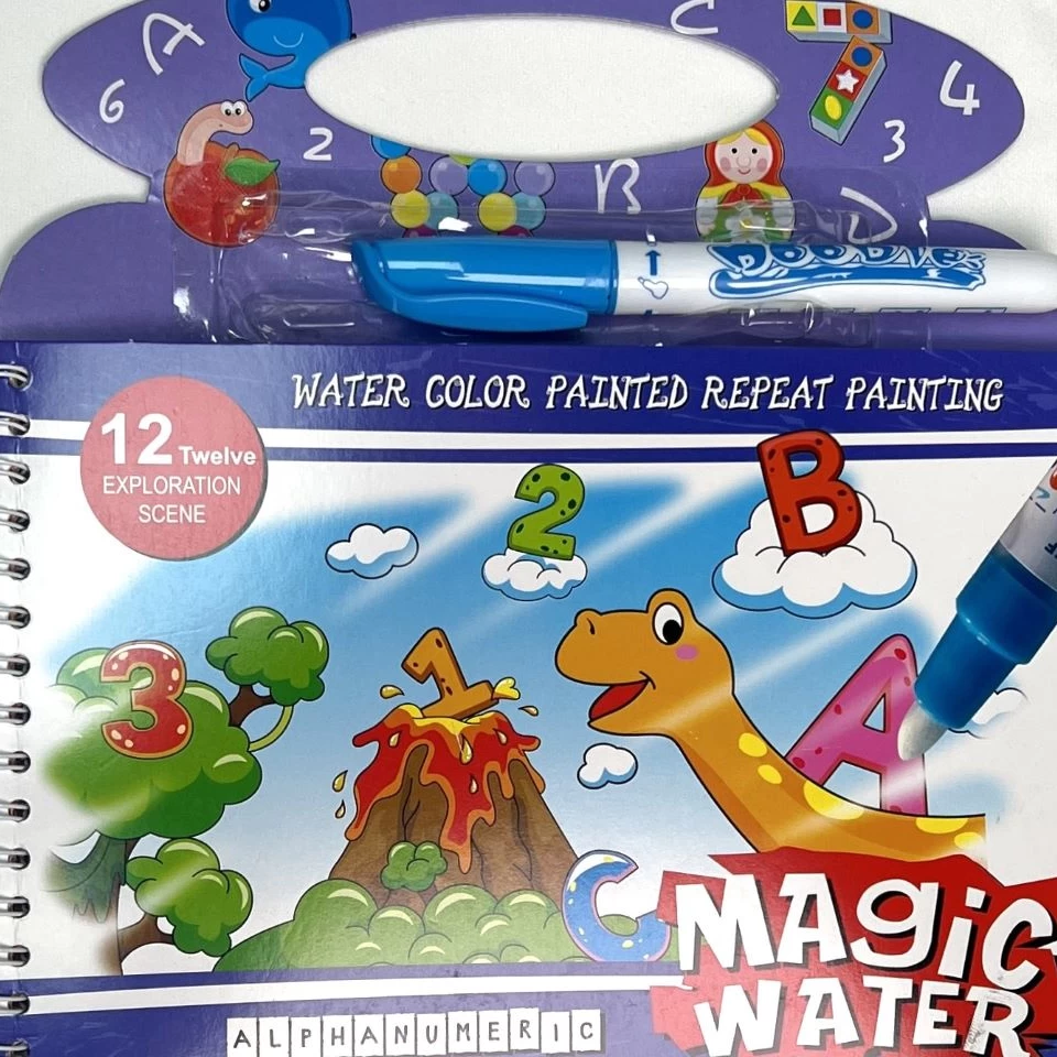 دفتر جادویی دایناسور بنفش