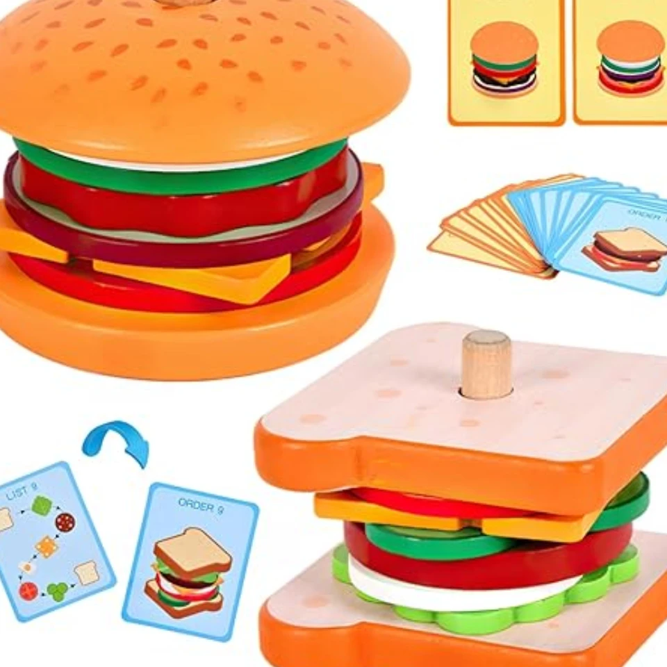 پازل همبرگری / ساندویچی (الگودار)