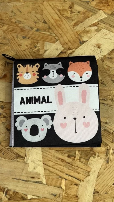 کتاب سیاه و سفید رنگی حیوانات