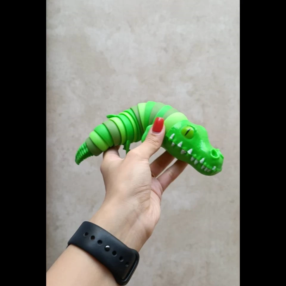 کرم منعطف غیر پازلی تمساح