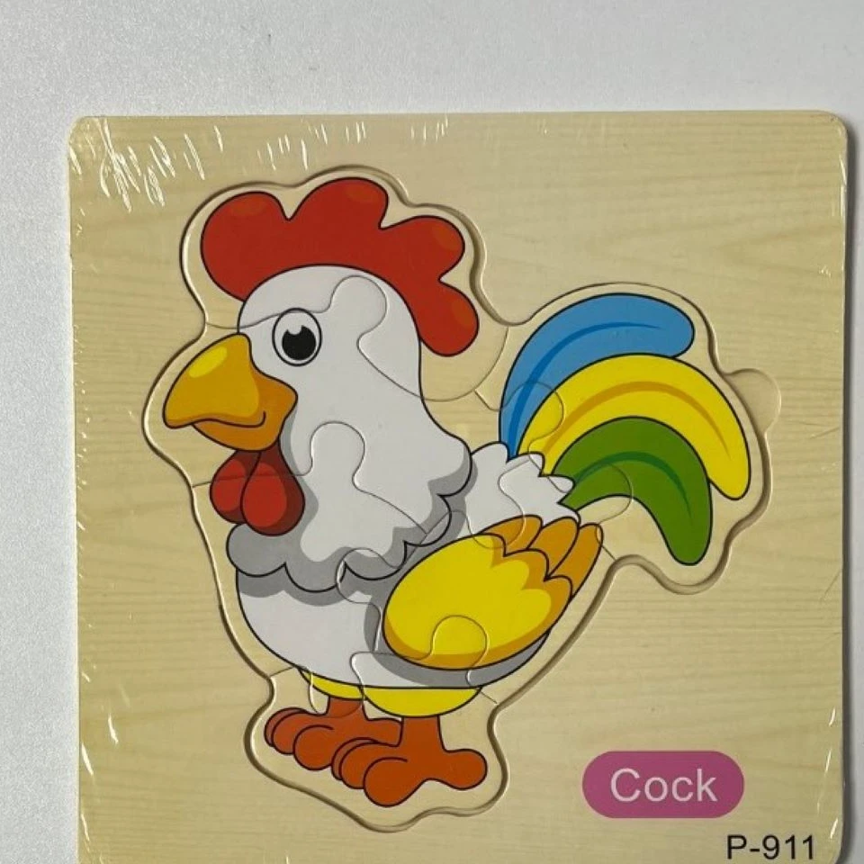 پازل چوبی خروس