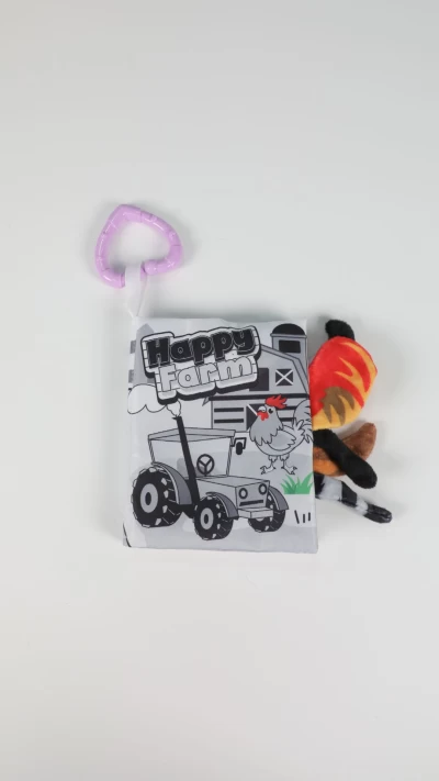 کتاب حسی دسته دار حیوانات مزرعه