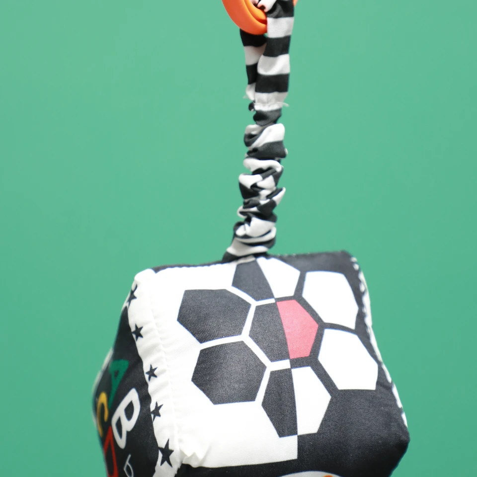 آویز سیاه و سفید مکعبی