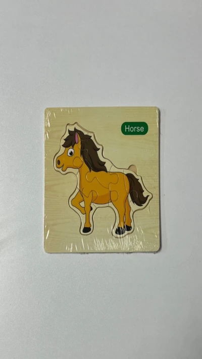 پازل چوبی اسب