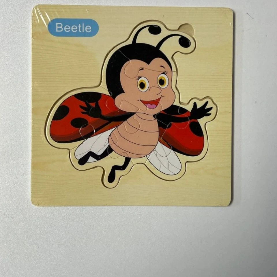 پازل چوبی کفشدوزک