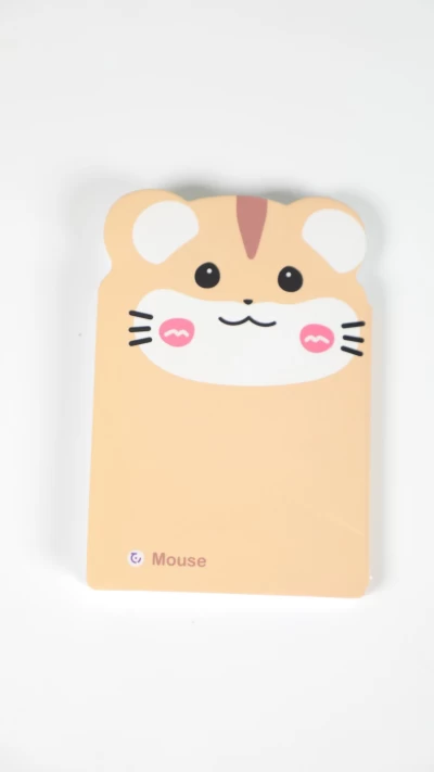 دفتر یادداشت حیوانات مدل موش