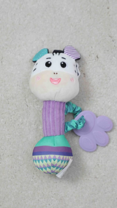 جغجغه پارچه ای گورخر