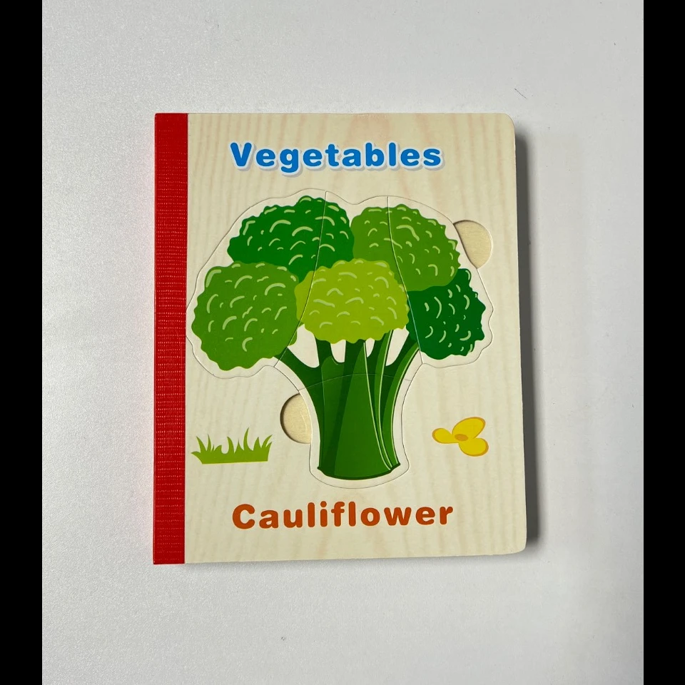 پازل کتابی سبزیجات