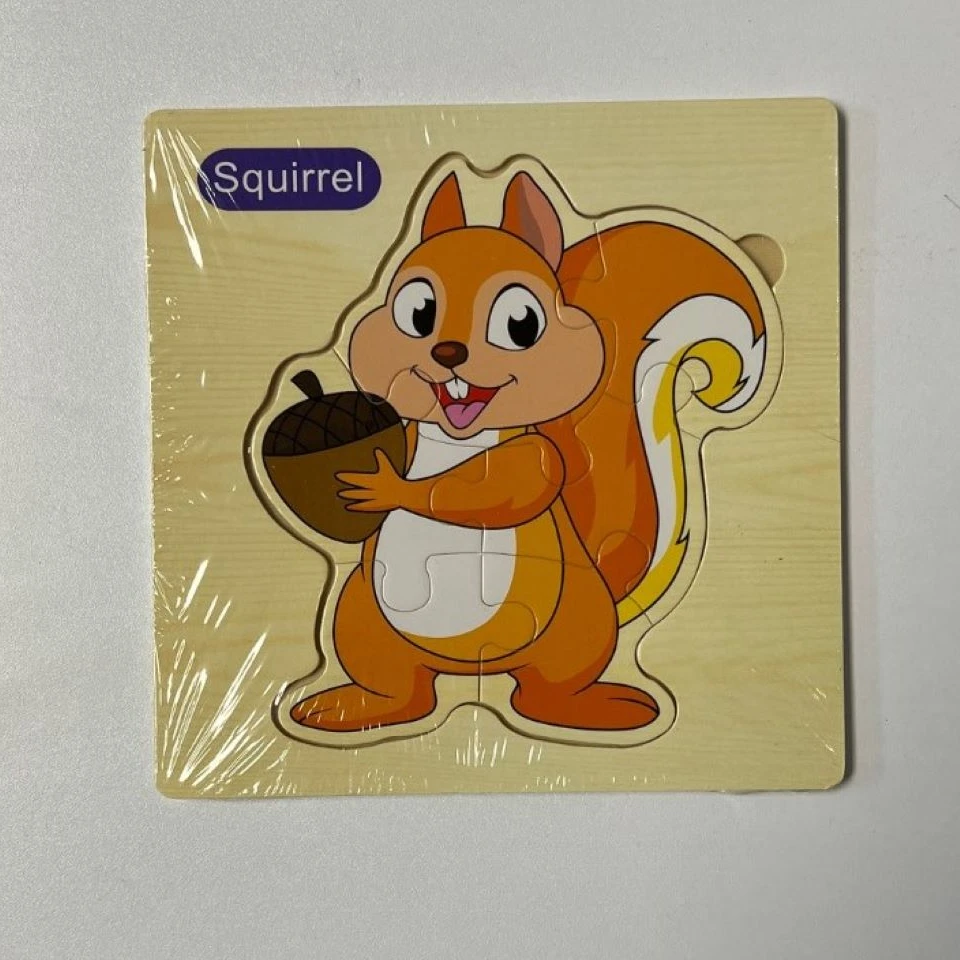 پازل چوبی سنجاب