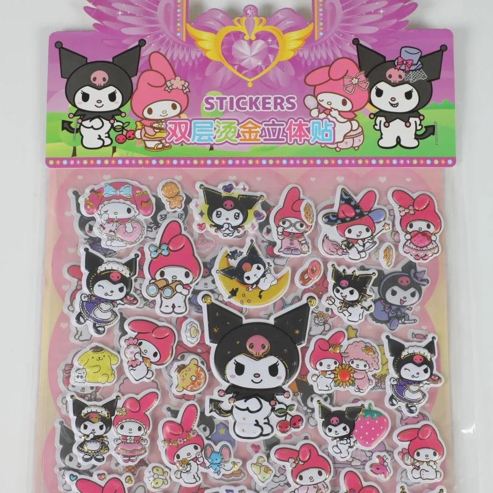 استیکر دو برگه ای طرح کرومی