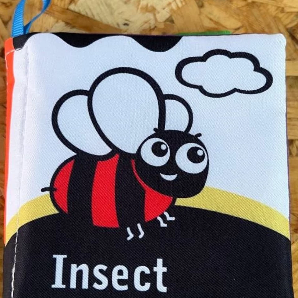 کتاب پارچه ای بوقی حشرات