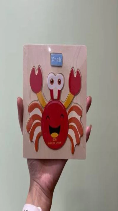 پازل چوبی خرچنگ