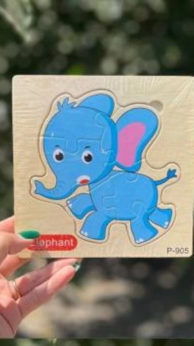 پازل چوبی فیل