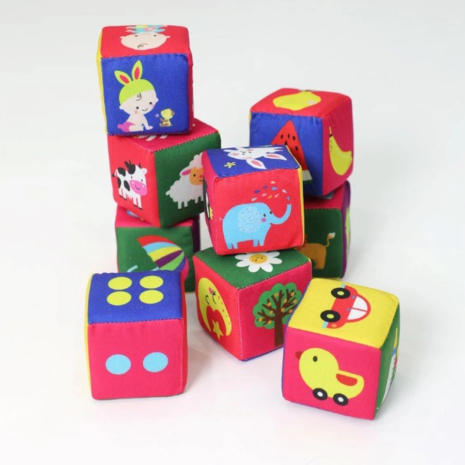 مکعب پارچه ای رنگی