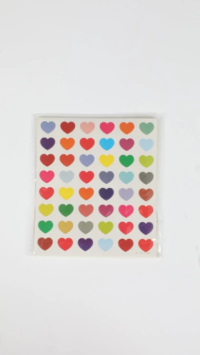 استیکر قلب ( برگه ای)