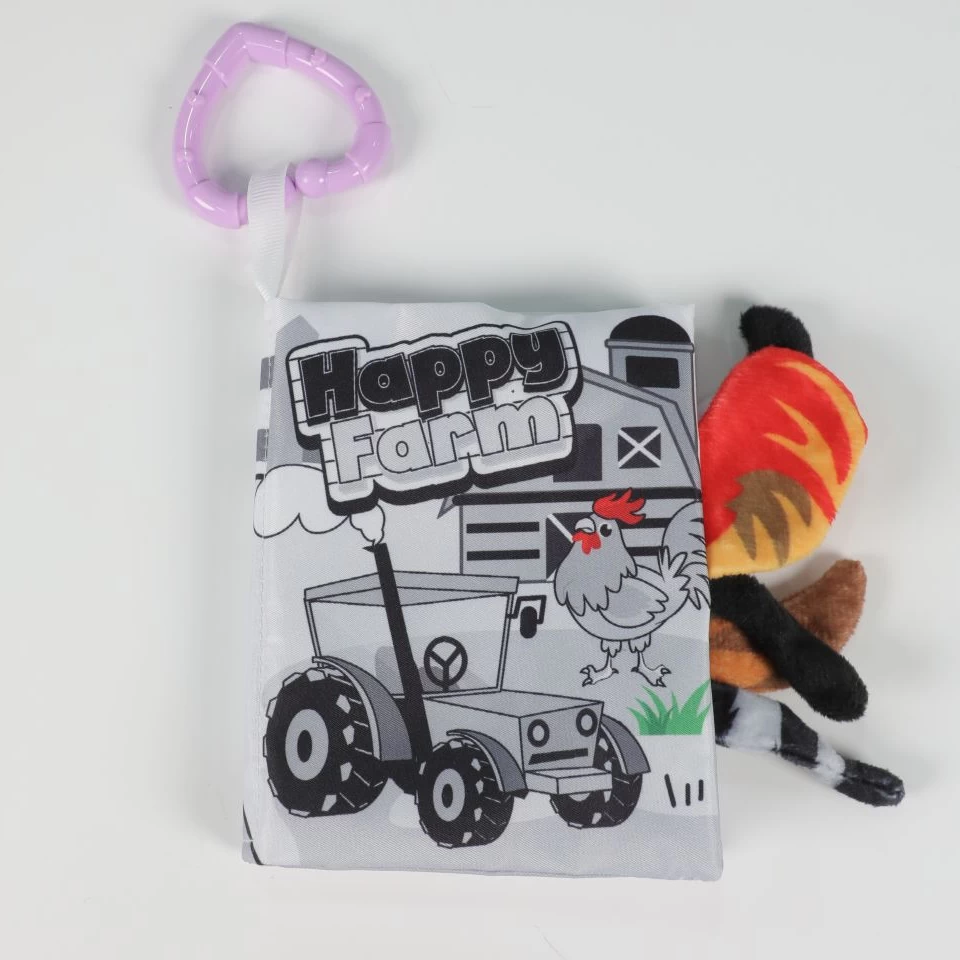 کتاب حسی دسته دار حیوانات مزرعه