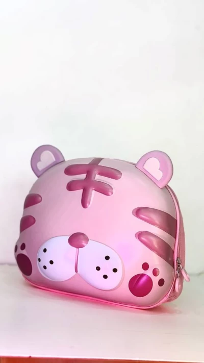 کوله پشتی ببر صورتی