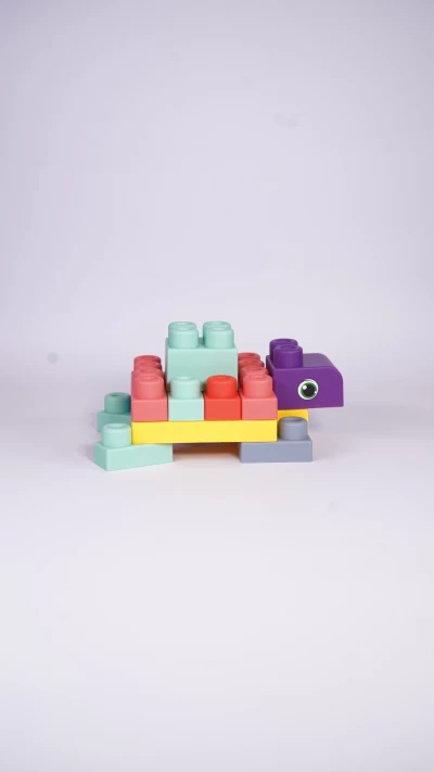 لگو نرم 20 تیکه چرخدار