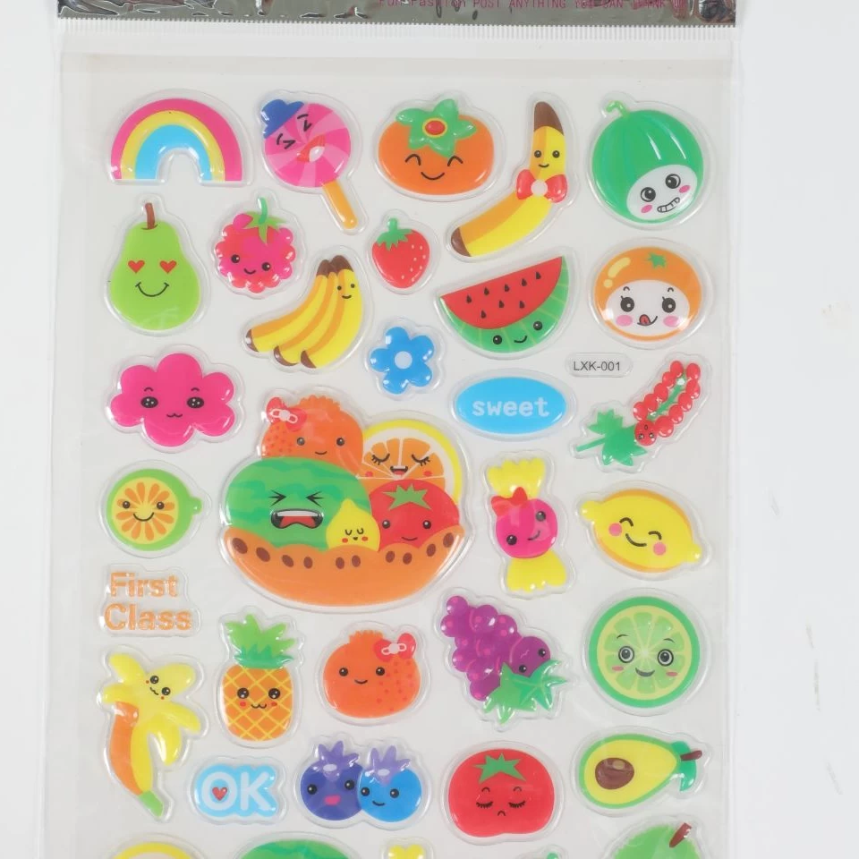 استیکر نقره ای میوه