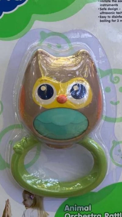 جغجغه دستی هولا مدل جغد