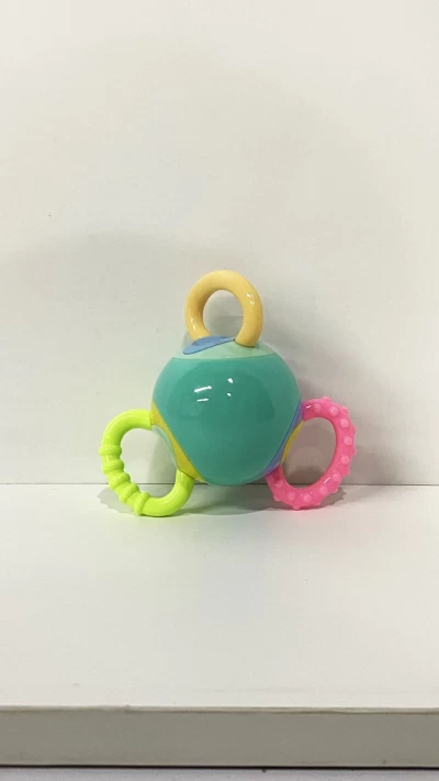 جغجغه توپی دسته دار