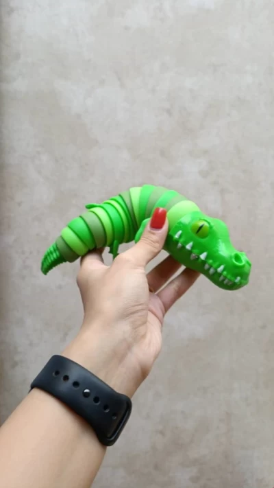 کرم منعطف غیر پازلی تمساح