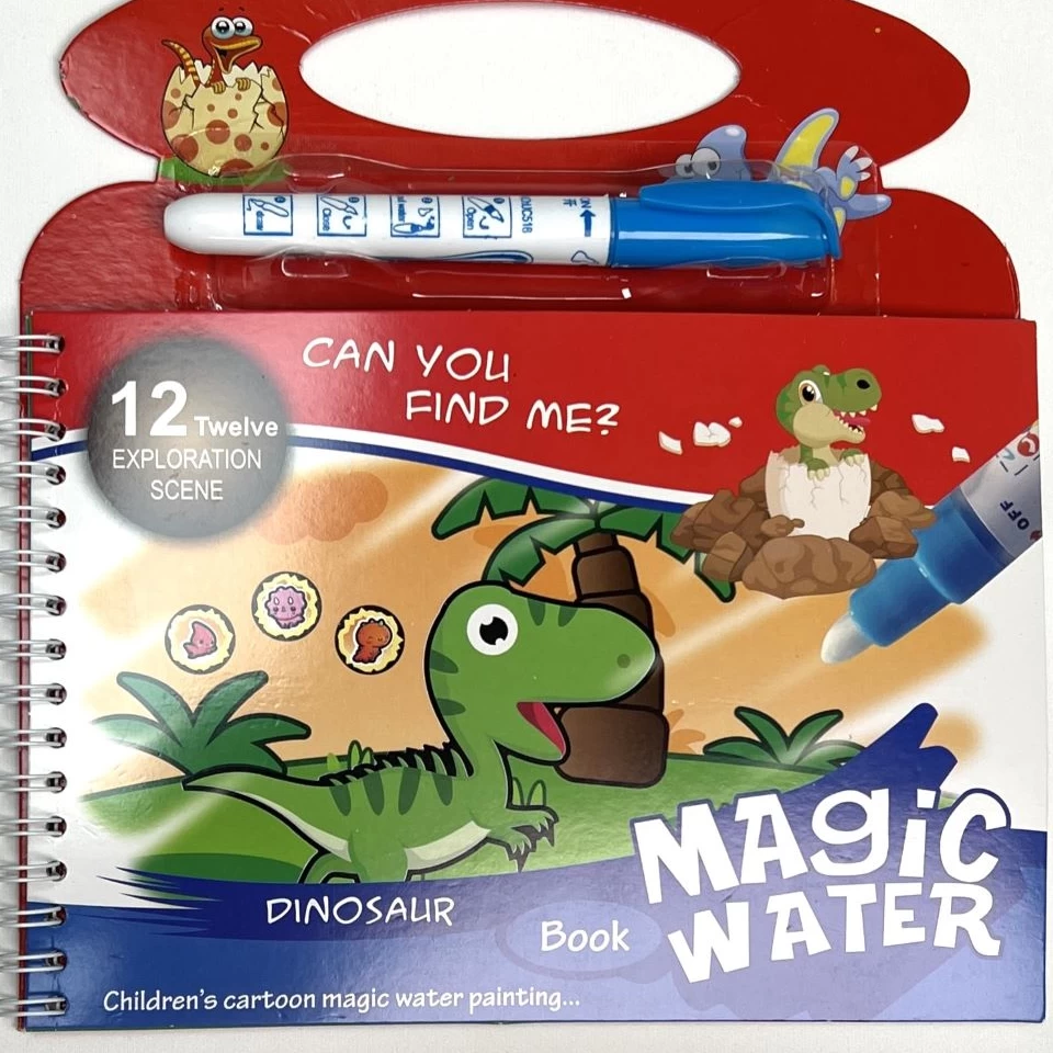 دفتر جادویی دایناسور قرمز