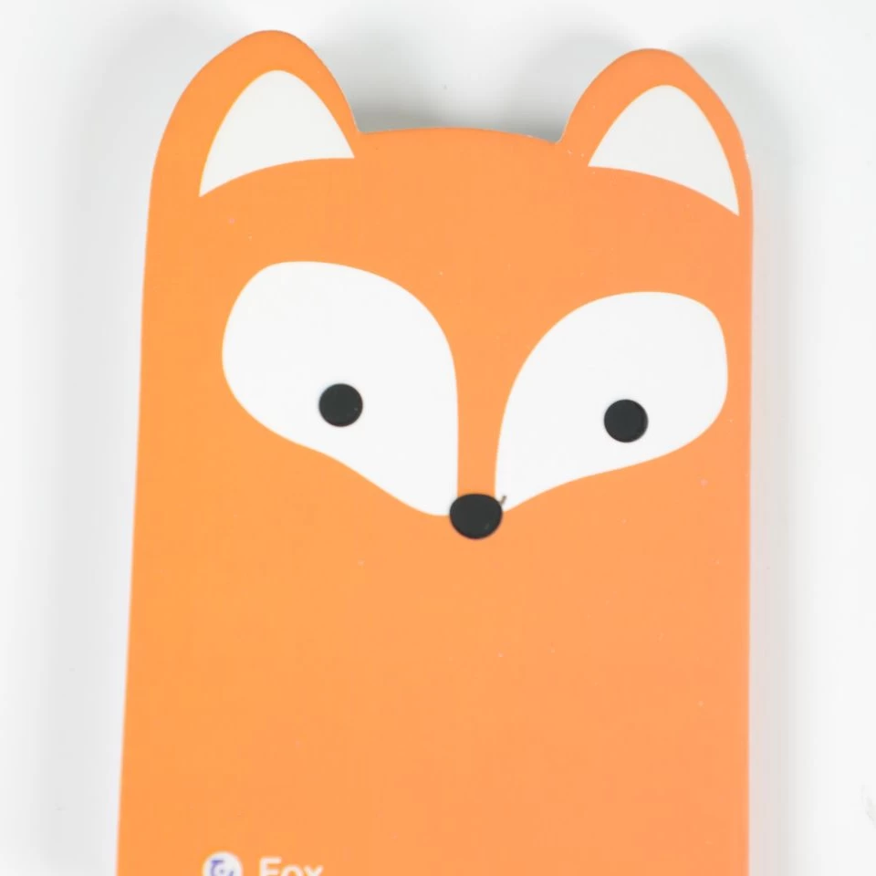 دفتر یادداشت حیوانات مدل روباه