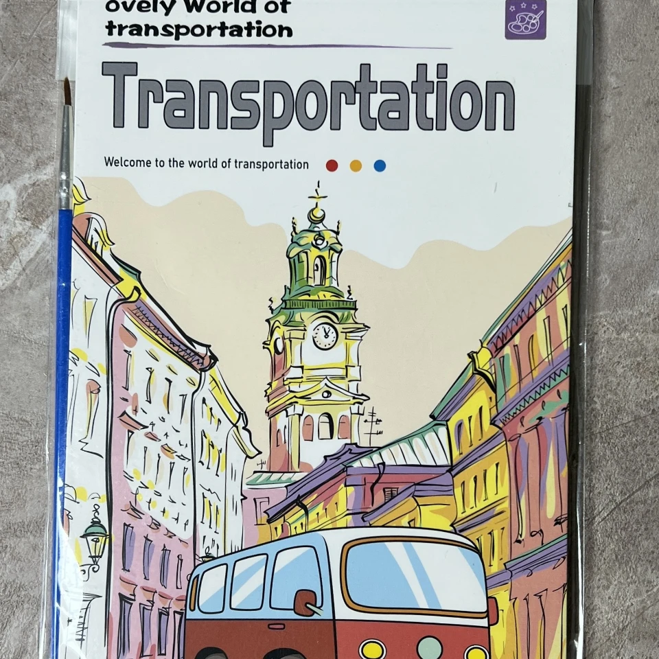 دفتر آبرنگی متوسط ماشین ها