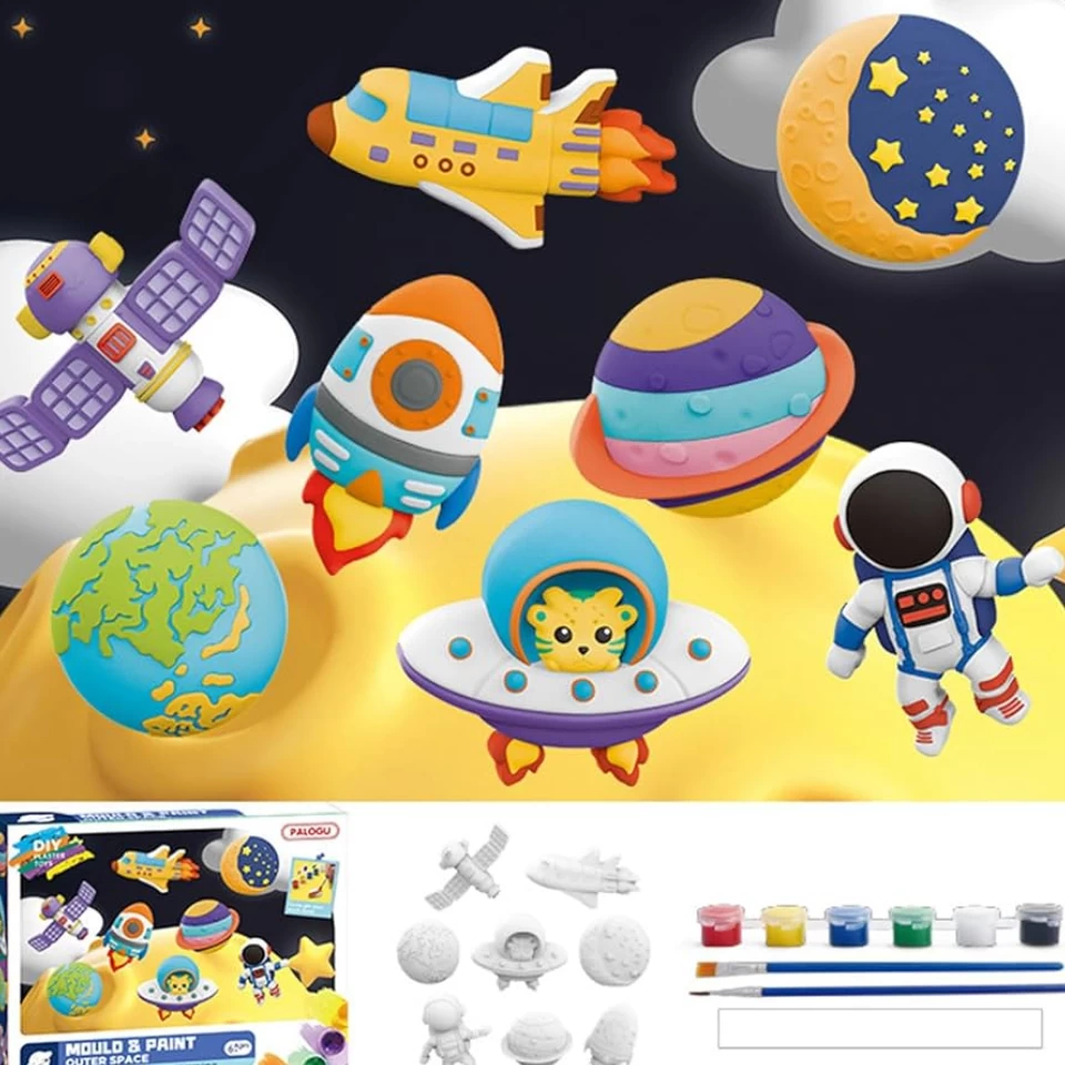 ست مجسمه رنگ آمیزی فضا