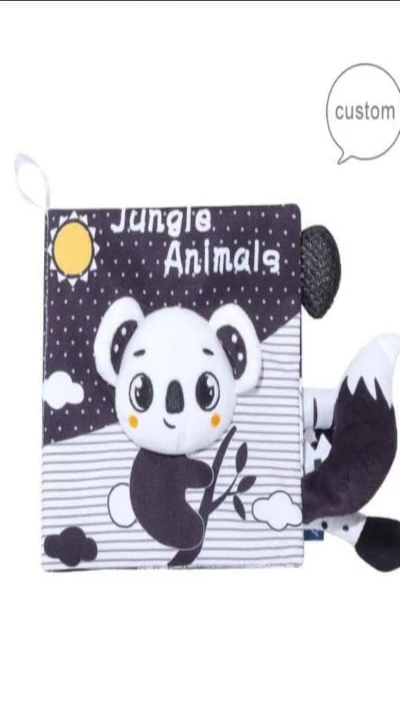 کتاب حسی سیاه و سفید مدل کوالا