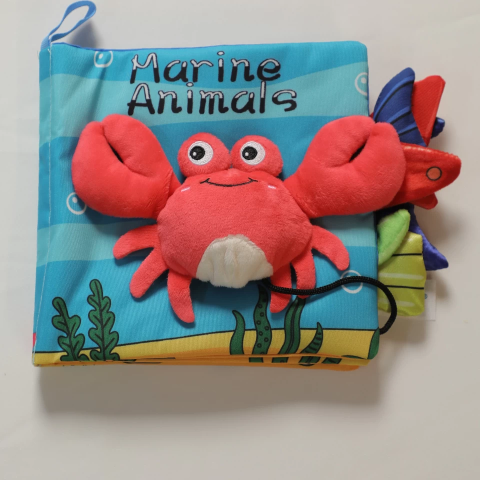 کتاب حسی رنگی خرچنگی