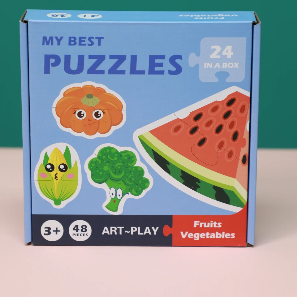 پازل دوتکه میوه و سبزیجات