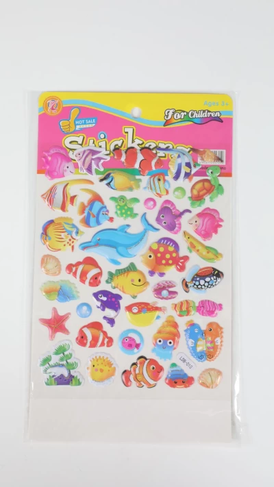 استیکر پشت سفید ماهی