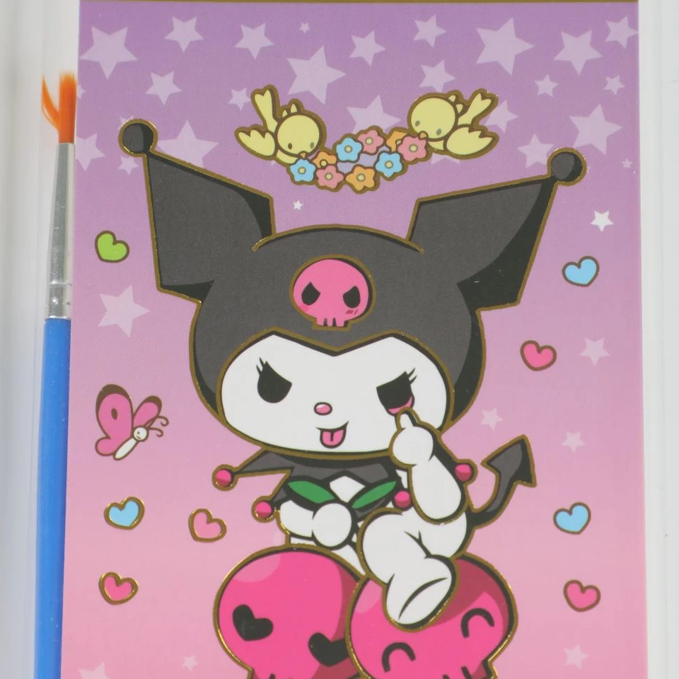 دفتر آبرنگی کرومی بنفش