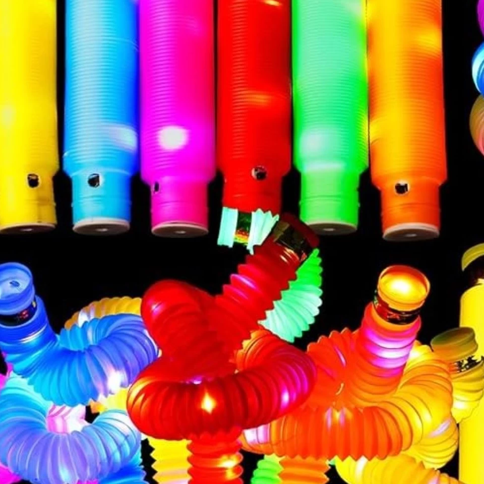 لوله حسی چراغدار(پک 6 عددی)