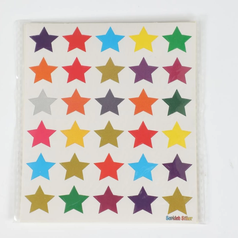 استیکر ستاره ( برگه ای)