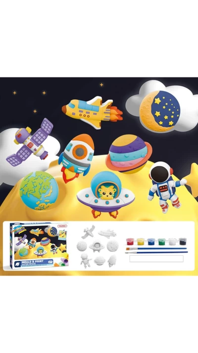 ست مجسمه رنگ آمیزی فضا