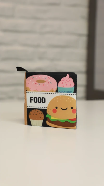 کتاب سیاه و سفید رنگی غذا