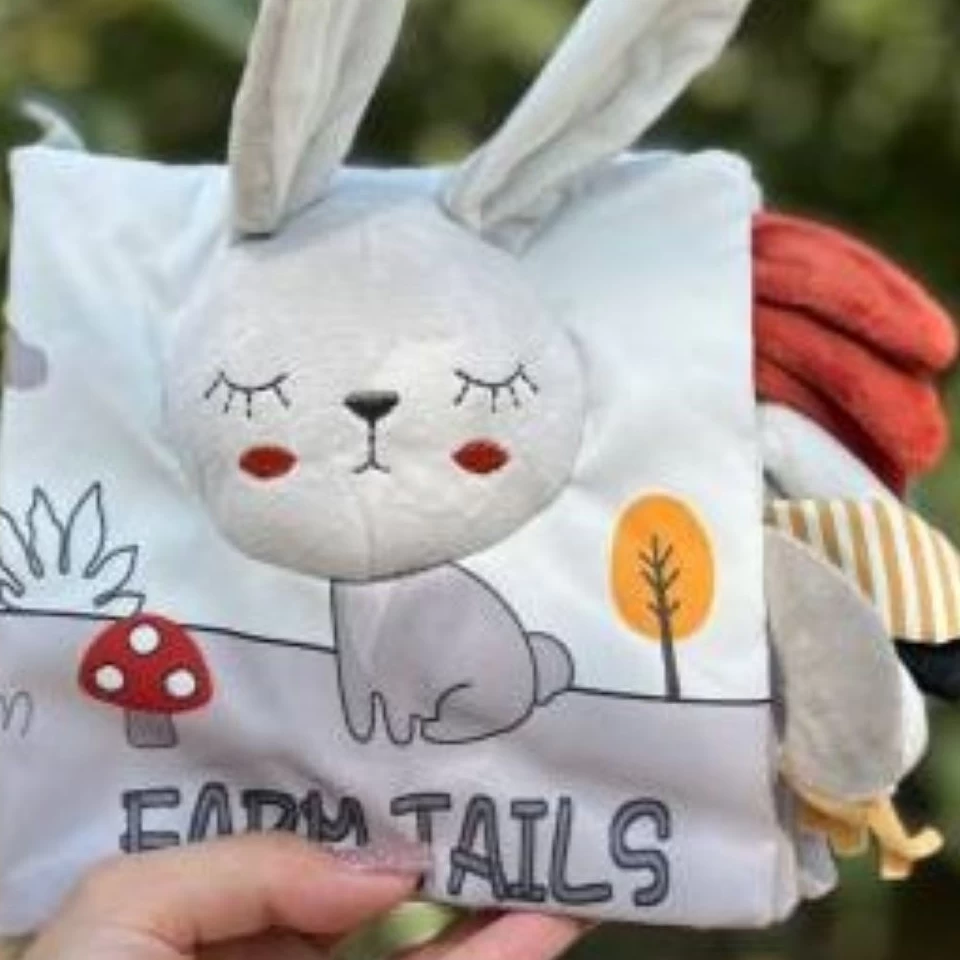 کتاب حسی  دم دار طوسی خرگوشی