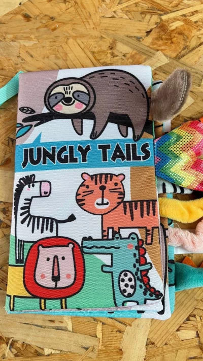 کتاب حسی مستطیلی حیوانات جنگل ۲