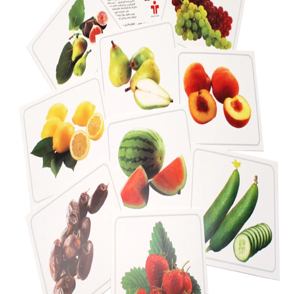 کارت دیدآموز میوه ها