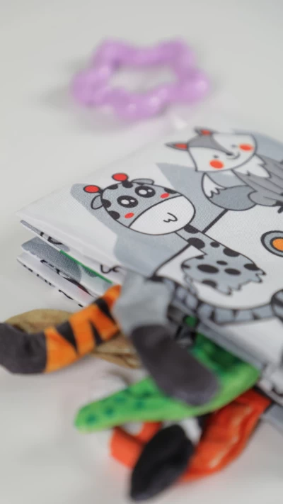 کتاب حسی دسته دار حیوانات جنگل